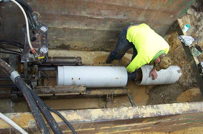 25T Pilot Tube Microtunnelling Machines B250 Under Road Boring