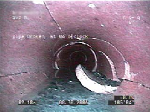 Collapsed Main CCTV in sewer pipeline