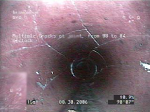 Cracks CCTV in sewer pipeline